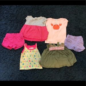 6 piece 2T Lot; Adorable Toddler Girl Lot